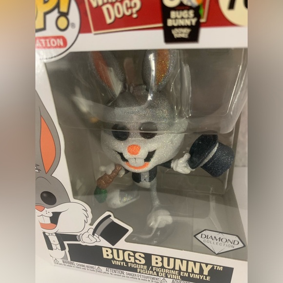 Diamond Looney Tunes Funko Pop Bugs Bunny (Diamond Glitter) - Warner Bros - Picture 2 of 3